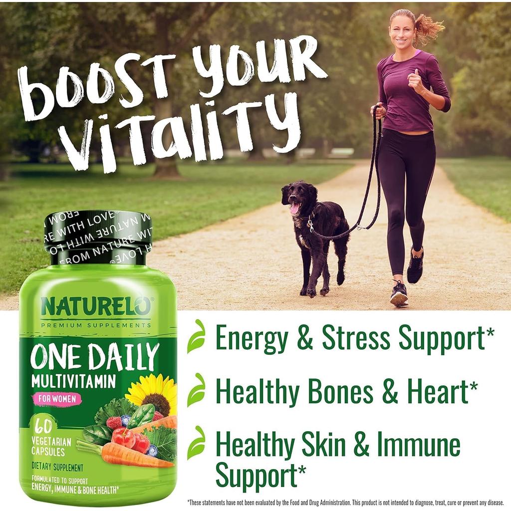 Naturelo One Daily Multivitamin for Women - Supports Immunity &amp; Vitality with Natural Vitamins &amp; Fruit Extracts - Image 7