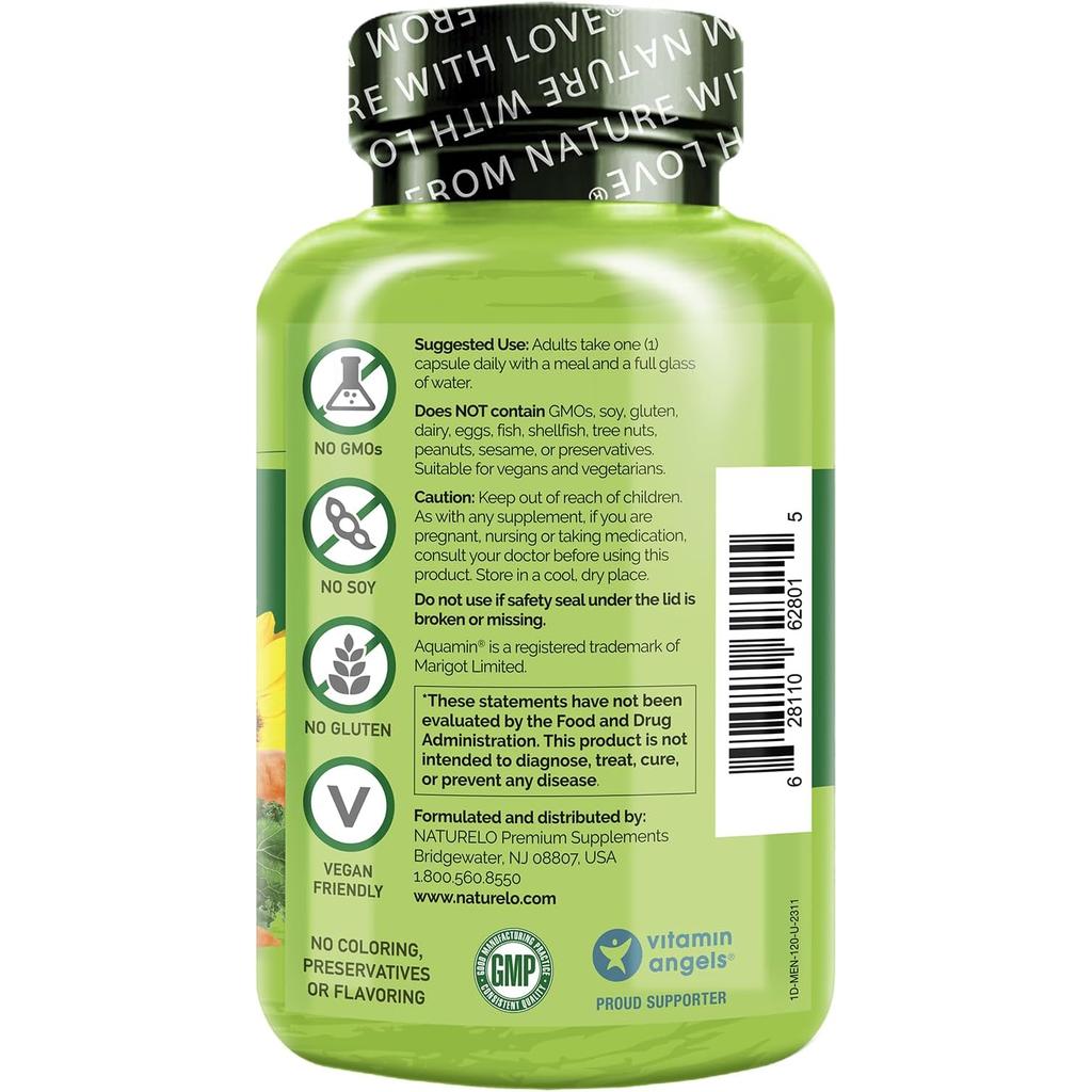 Naturelo organic multivitamin for balanced nutrition