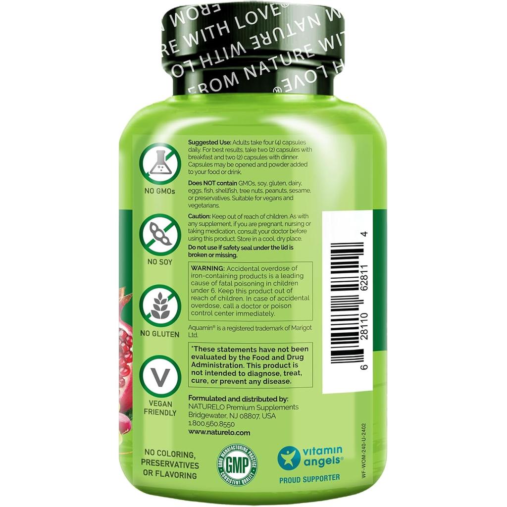 Naturelo Whole Food Multivitamin for Women with Natural Vitamins, Fruit &amp; Herbal Extracts, boosts energy &amp; immunity.