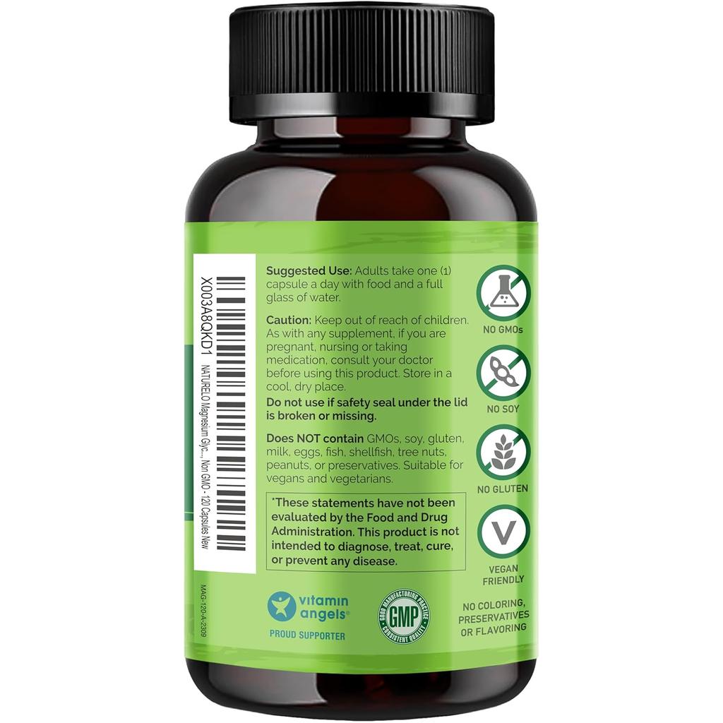 Naturelo magnesium supplement with vegetables and seeds for muscle health and relaxation, image 2.