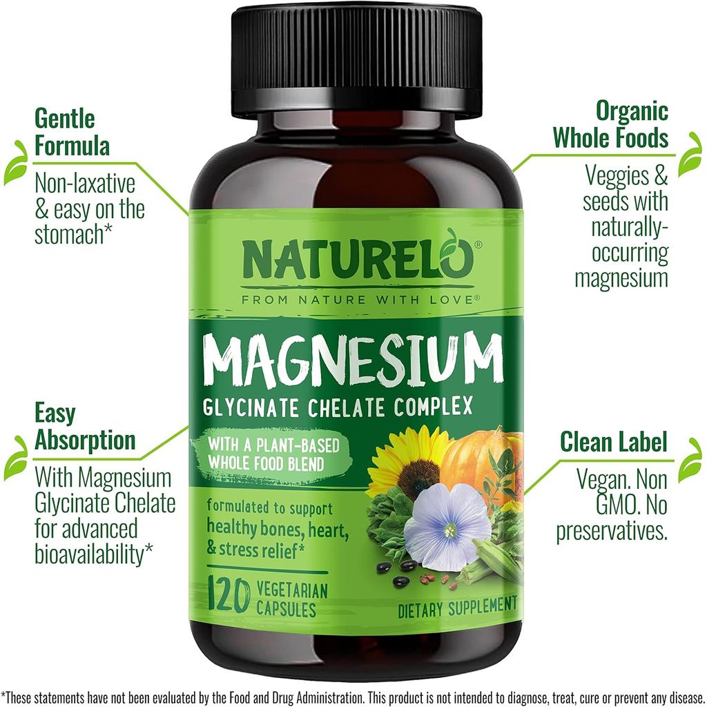 Naturelo magnesium supplement with vegetables and seeds for enhanced energy and muscle support, image 5.