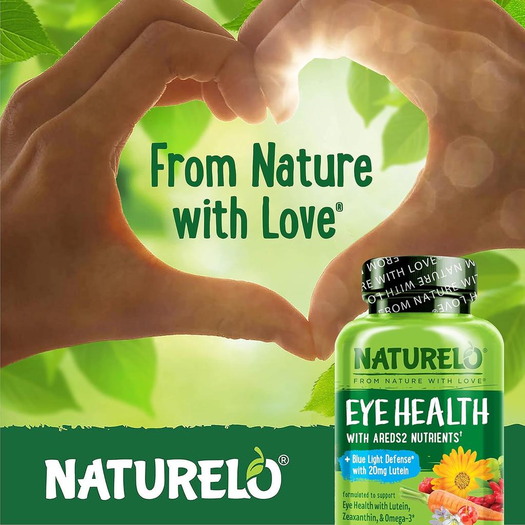 Naturelo Eye Health AREDS2 Formula with Antioxidant Carotenoids for Vision Support, Image 6