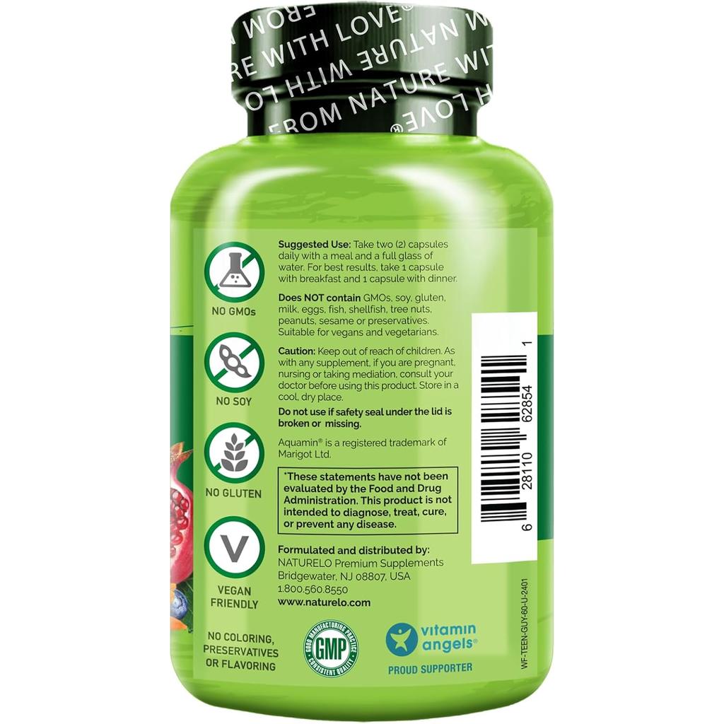 Naturelo Whole Food Multivitamin for Teen Boys - Boost Energy, Support Growth, Enhance Immunity - Image 3