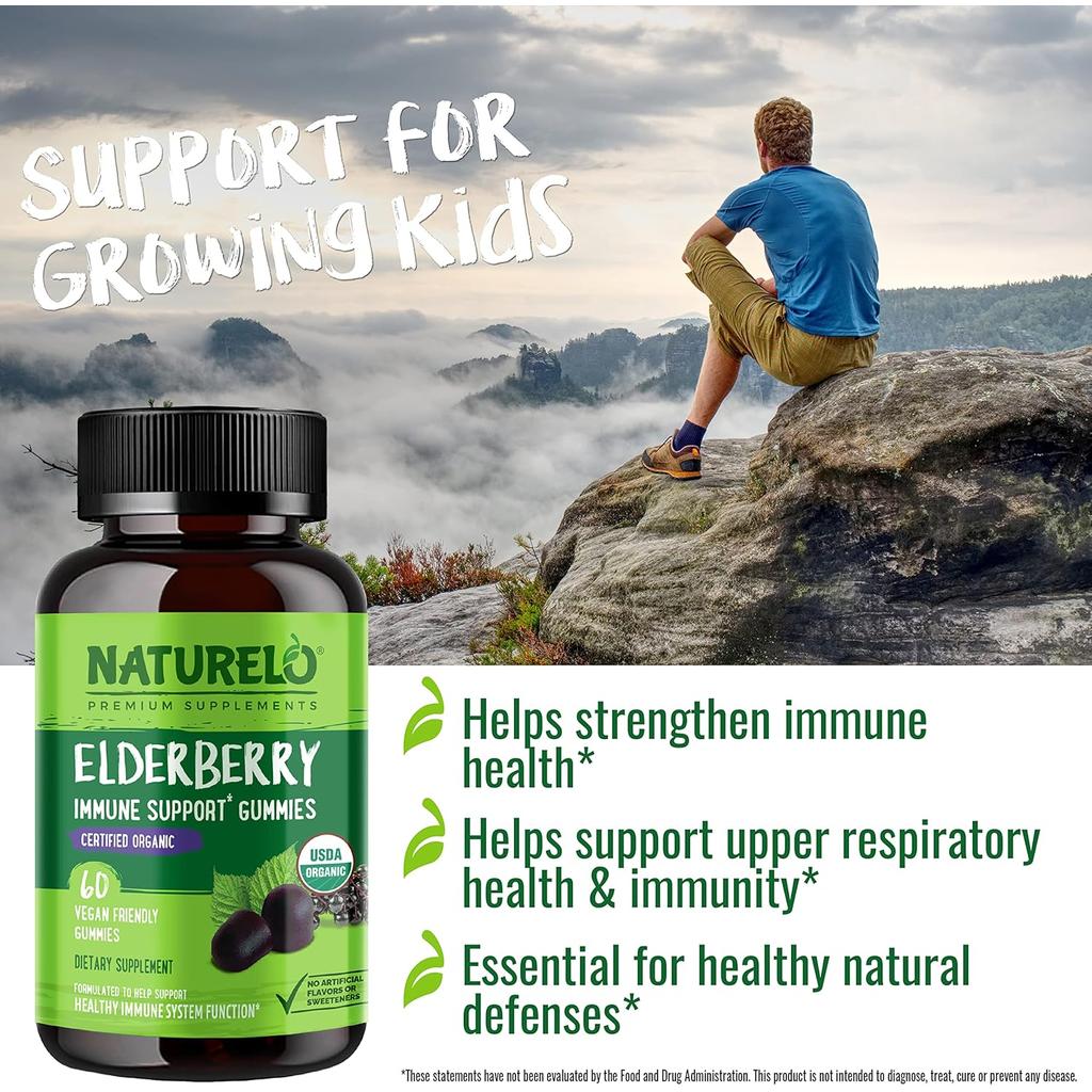 Naturelo Elderberry Supplements for Immune Support - Enhance Wellness and Boost Immunity - Image 7