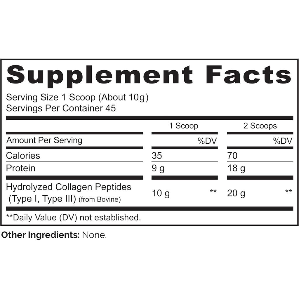 Naturelo unflavored collagen peptides powder boosts skin elasticity and joint health, image 7.