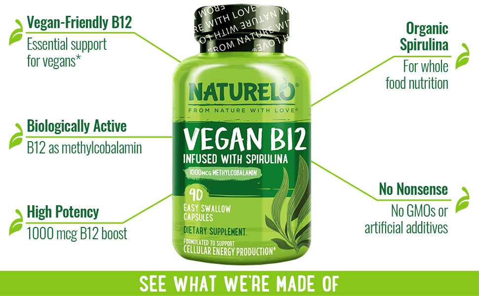 Vegan B12 with Spirulina